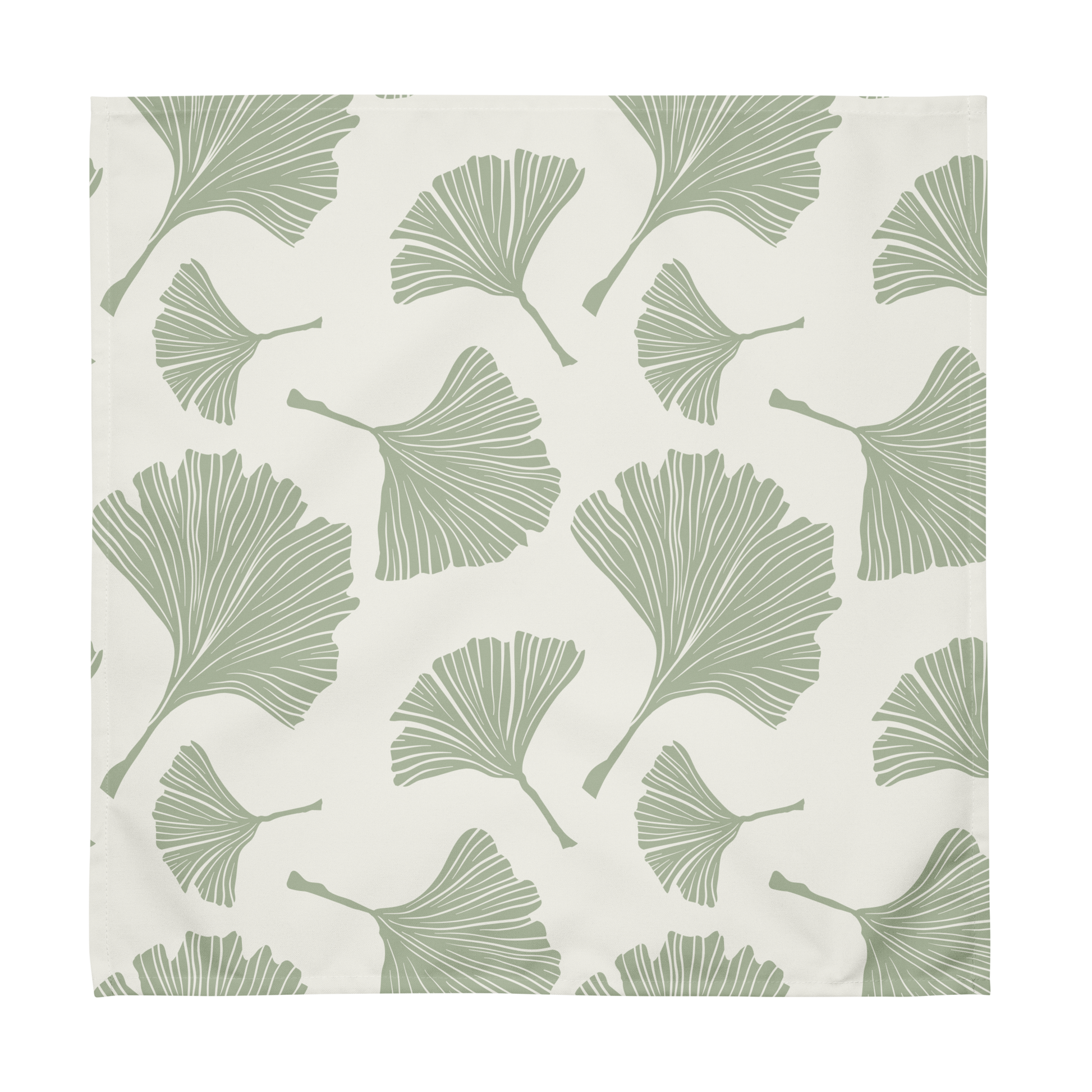 Green Fan Leaf Cloth Napkins - Set of 4 - Loonstead Living