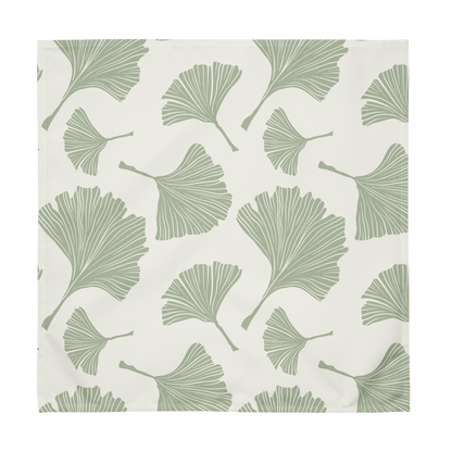 Green Fan Leaf Cloth Napkins - Set of 4 - Loonstead Living