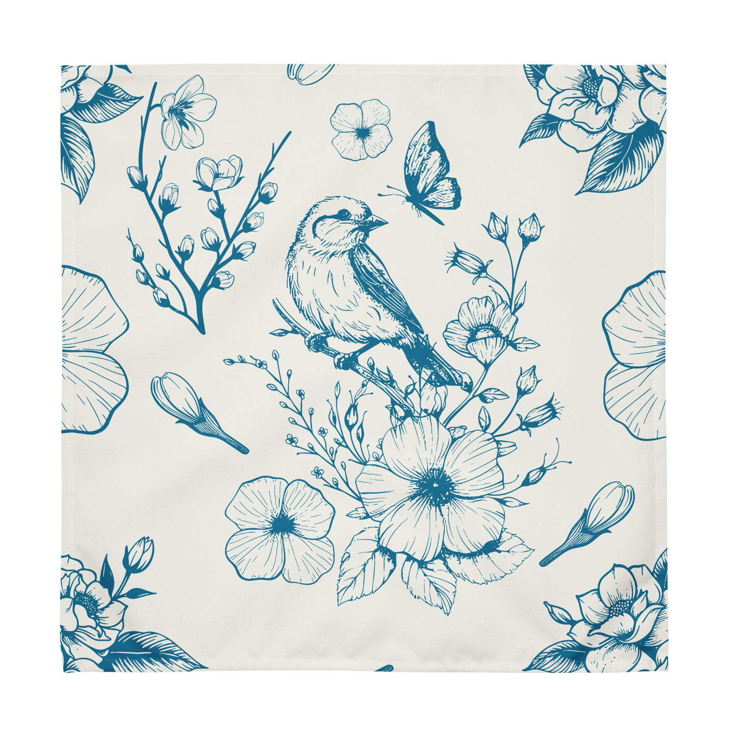 Blue Bird Napkins - Set of 4 - Loonstead Living
