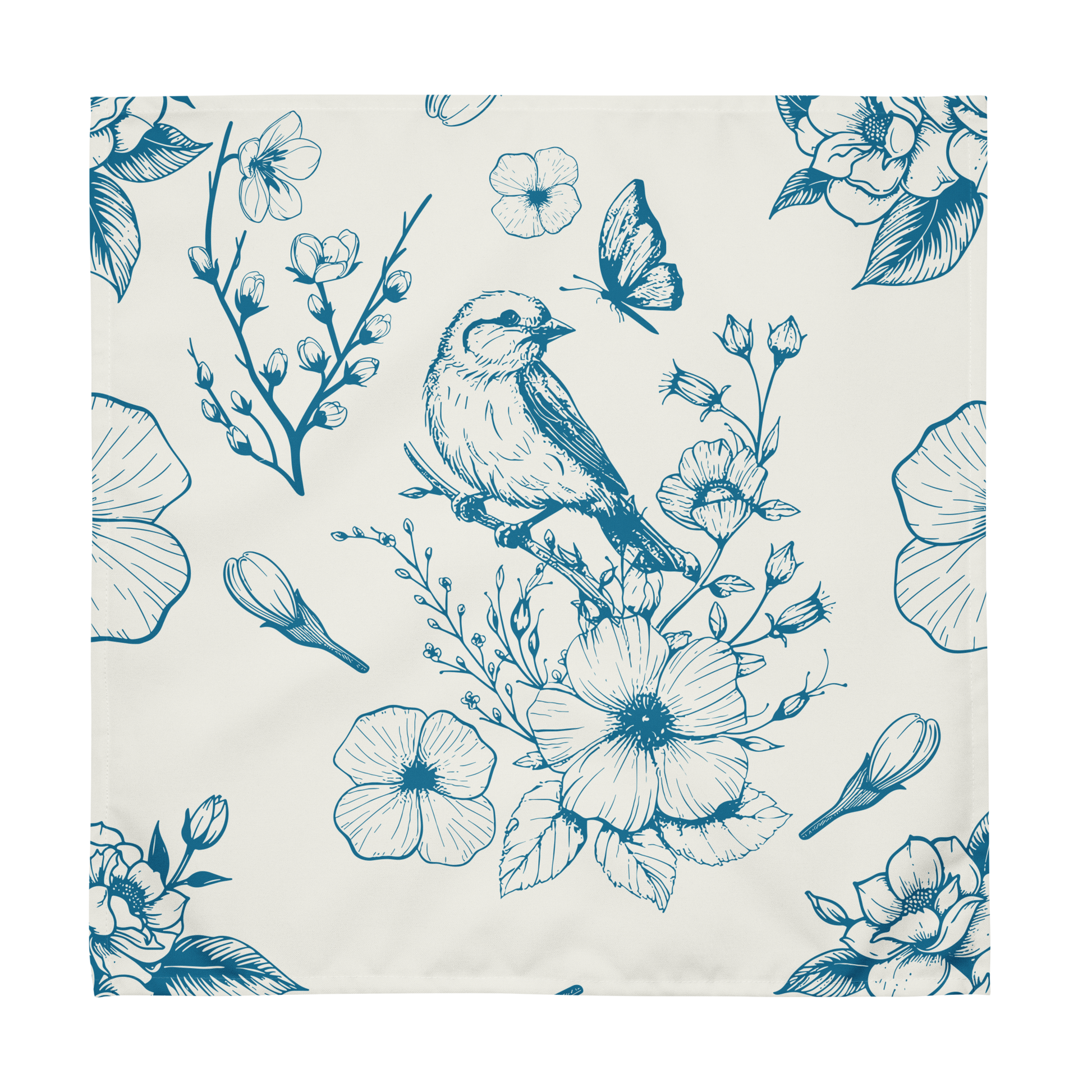 Blue Bird Napkins - Set of 4 - Loonstead Living
