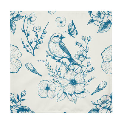 Blue Bird Napkins - Set of 4 - Loonstead Living