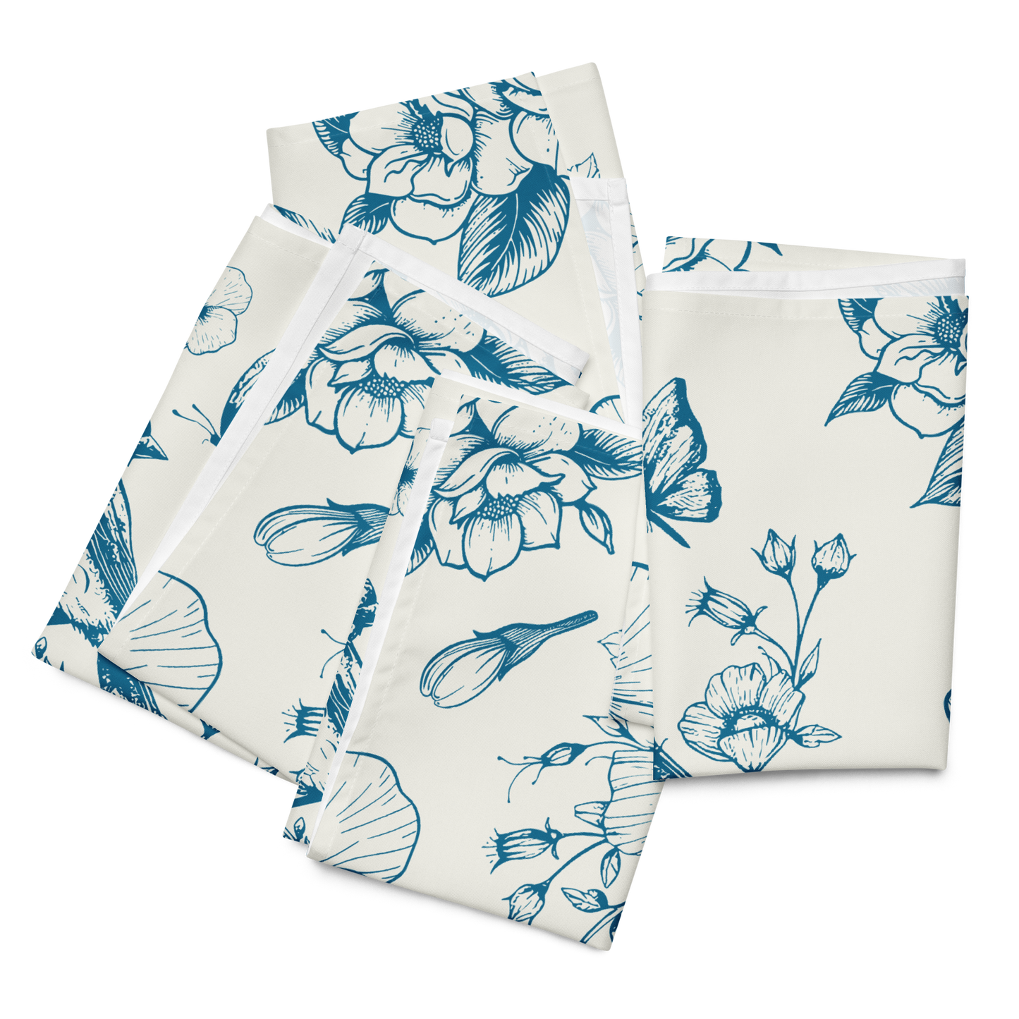 Blue Bird Napkins - Set of 4 - Loonstead Living