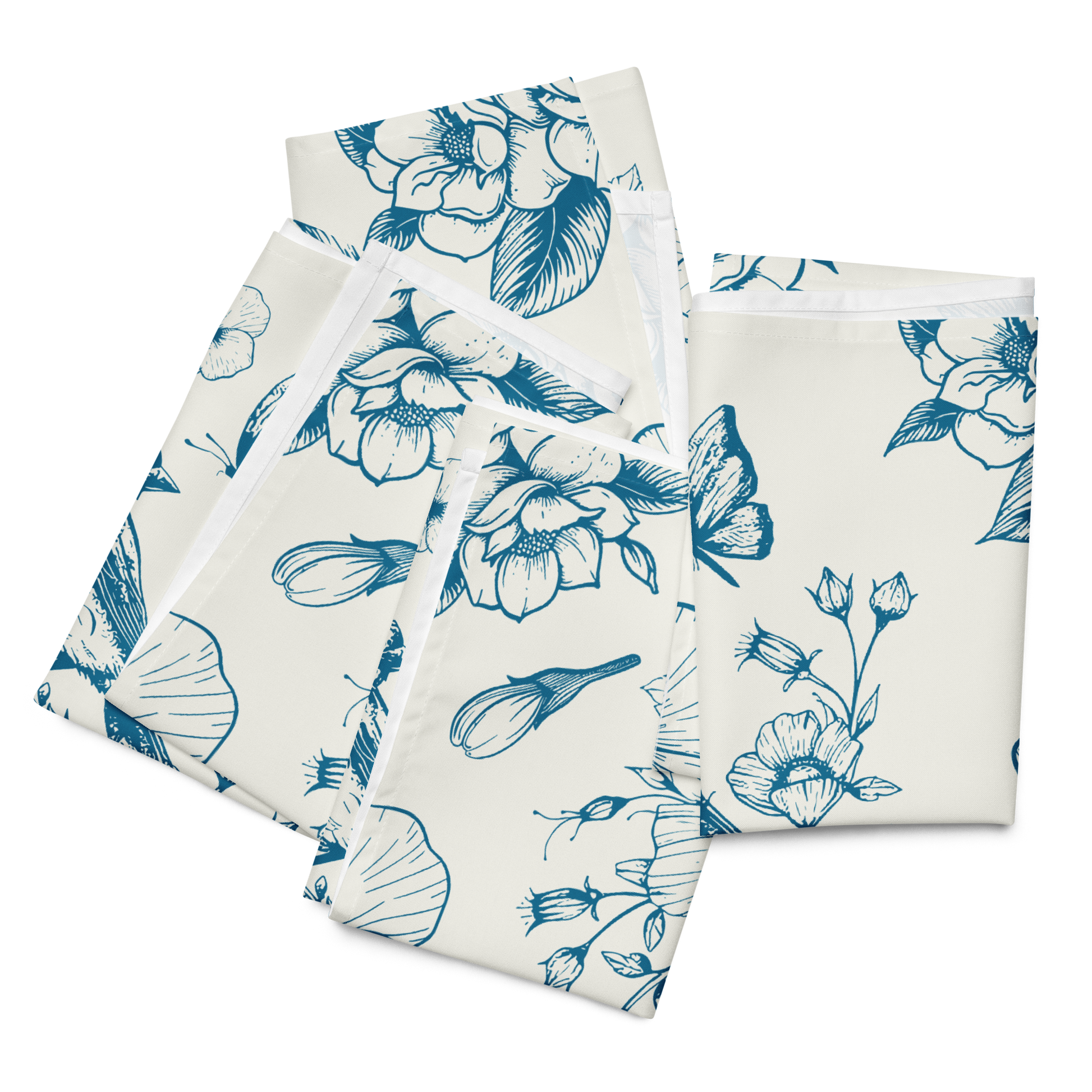 Blue Bird Napkins - Set of 4 - Loonstead Living