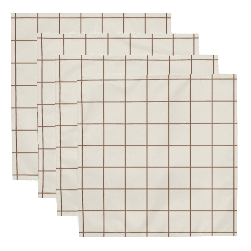 The Windowpane Napkins - Set of 4