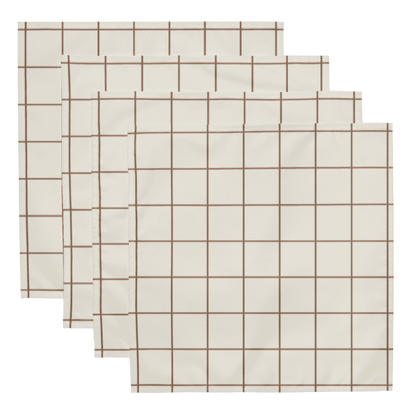 The Windowpane Napkins - Set of 4