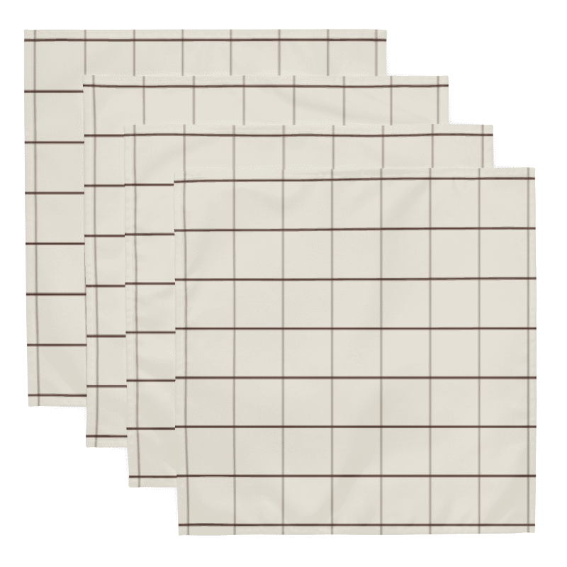 The Windowpane Napkins - Set of 4