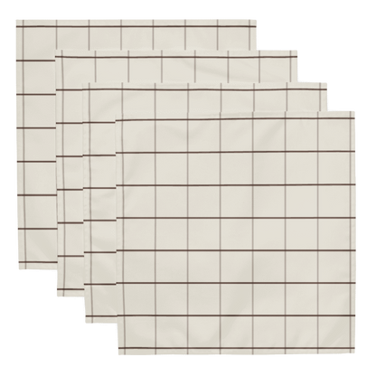 The Windowpane Napkins - Set of 4