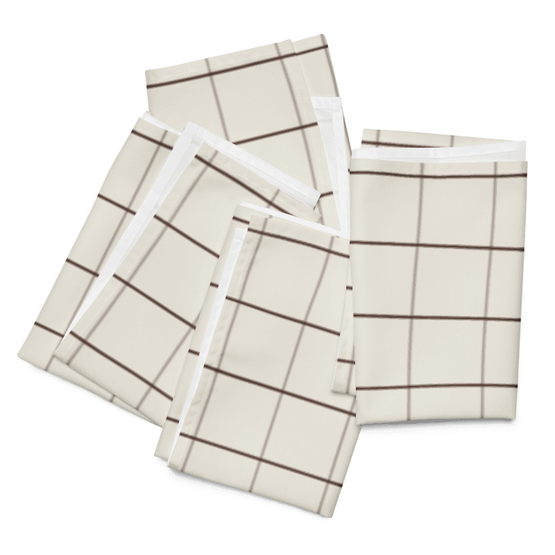 The Windowpane Napkins - Set of 4