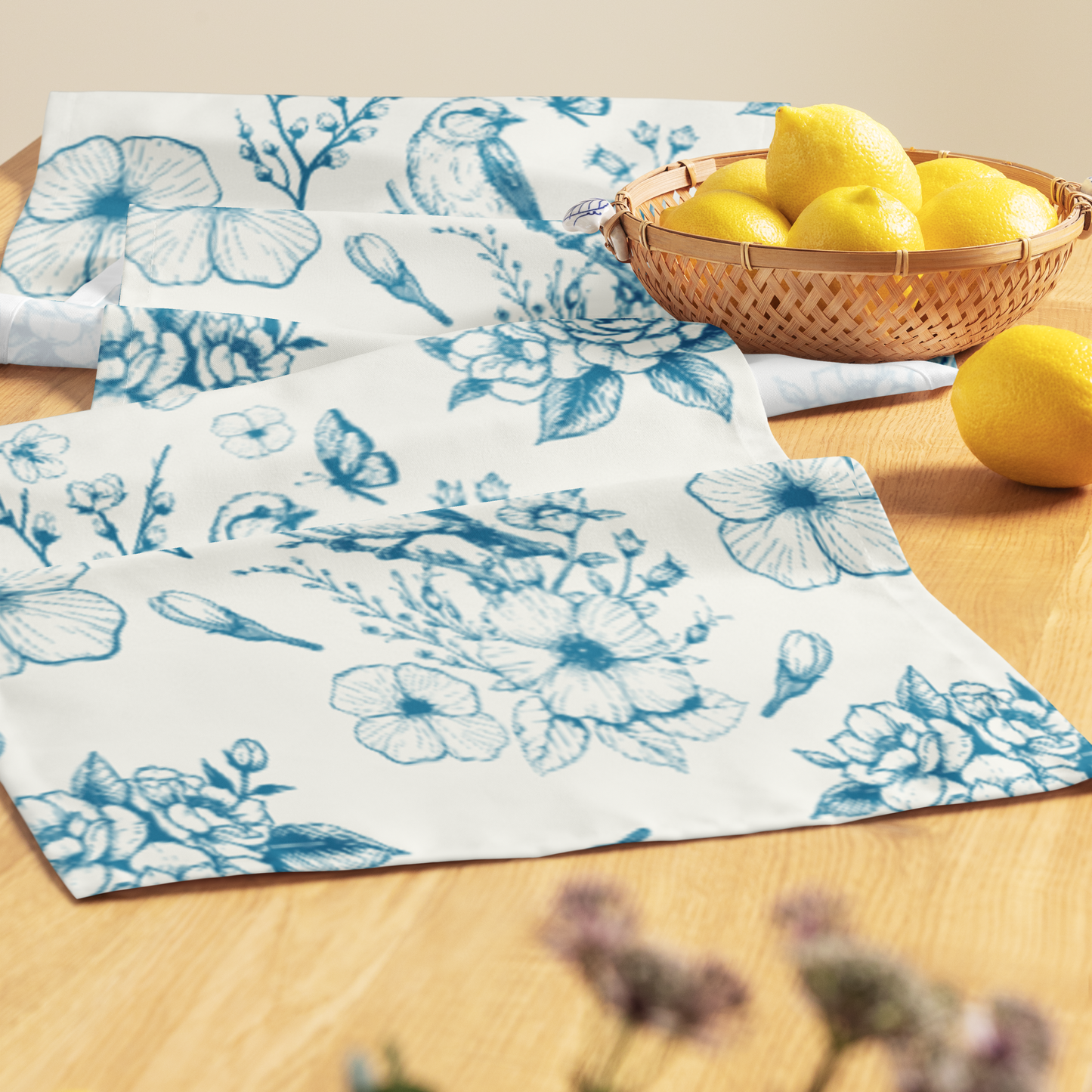 Blue Bird Table Runner - Loonstead Living
